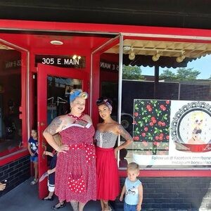Red Polka Dot Playsuit